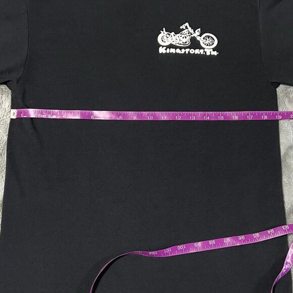 Pappy's Custom T's Black Short Sleeve Crew Neck T Sirt Size M - Picture 5 of 6